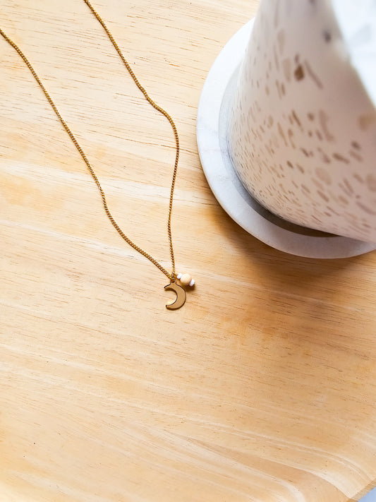 NEW "Luna" Diffuser Necklace Gold
